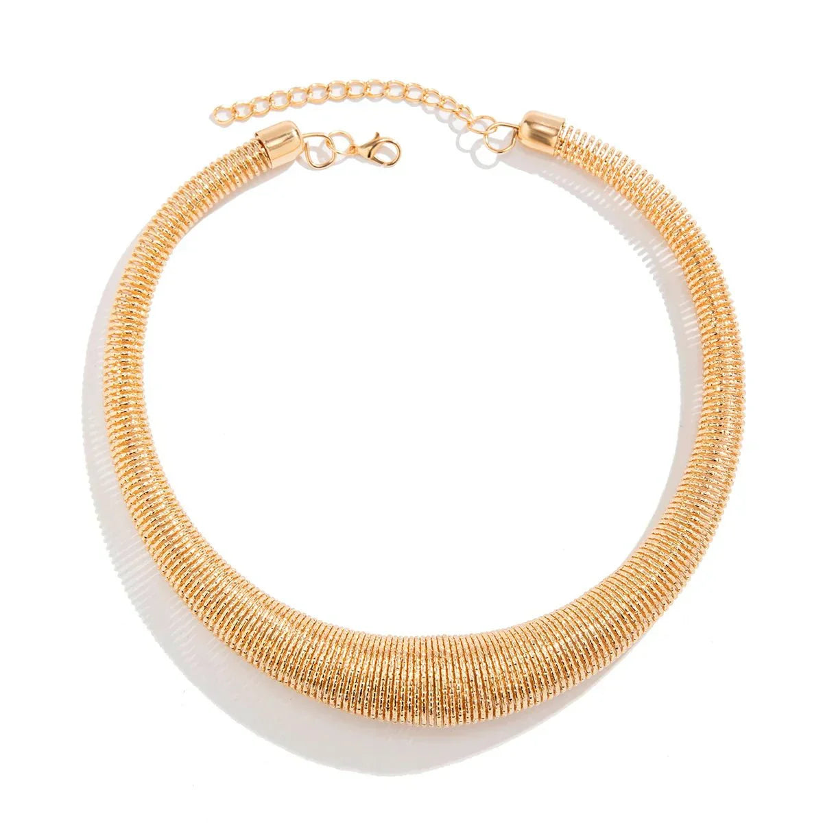 Trendy Bold Statement Choker Necklace
