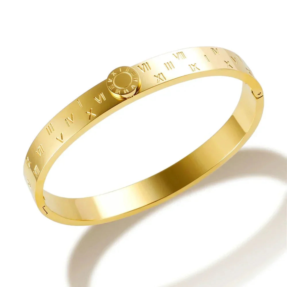Classic Number Bangle and Ring Set