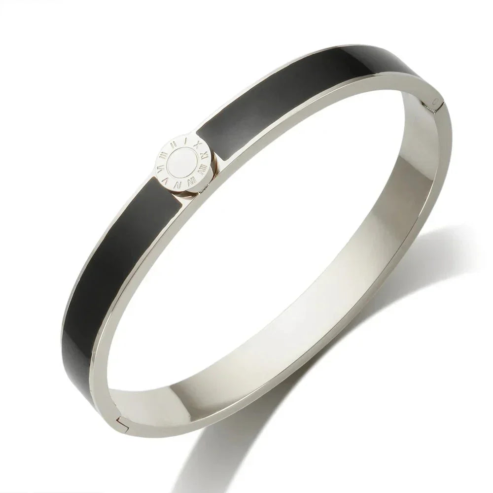 Classic Number Bangle and Ring Set