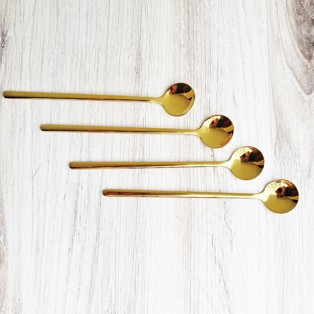 Elegant Tea & Coffee Spoon Set 4 Piece - Luxicro