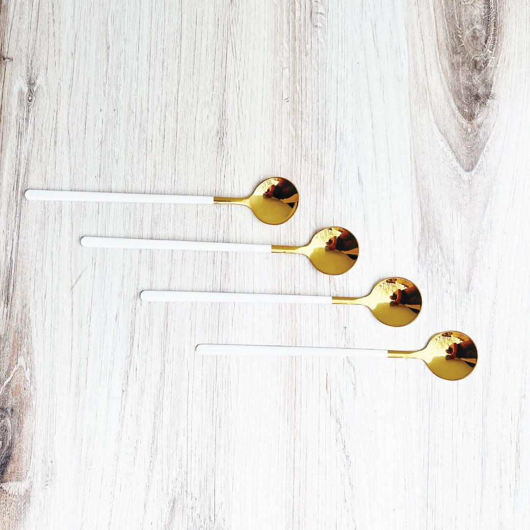 Elegant Tea & Coffee Spoon Set 4 Piece