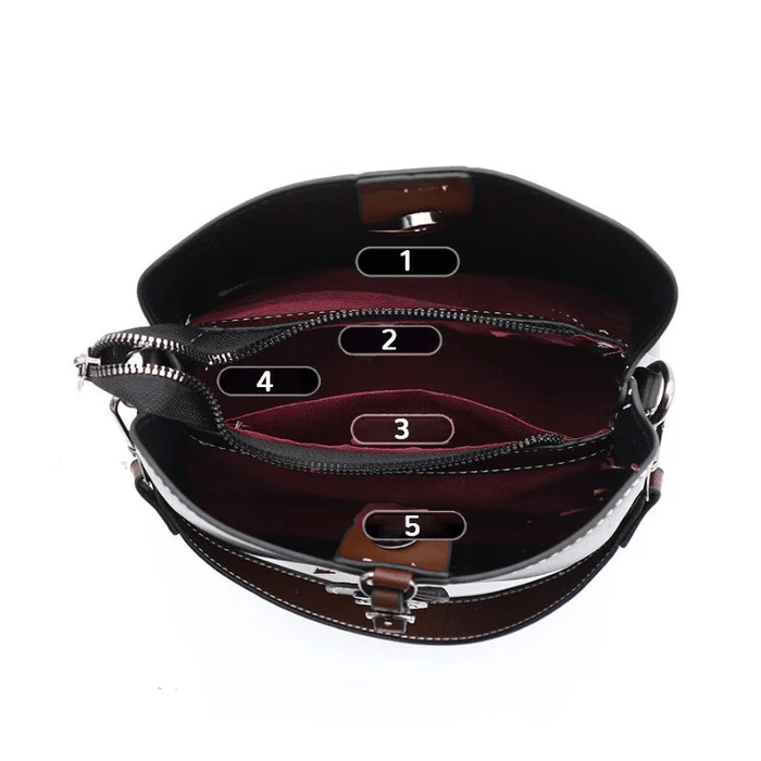 Premium Leather Shoulder Bag Classic Design