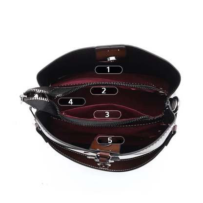 Premium Leather Shoulder Bag Classic Design