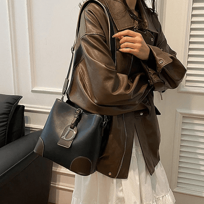 Premium Leather Shoulder Bag Classic Design