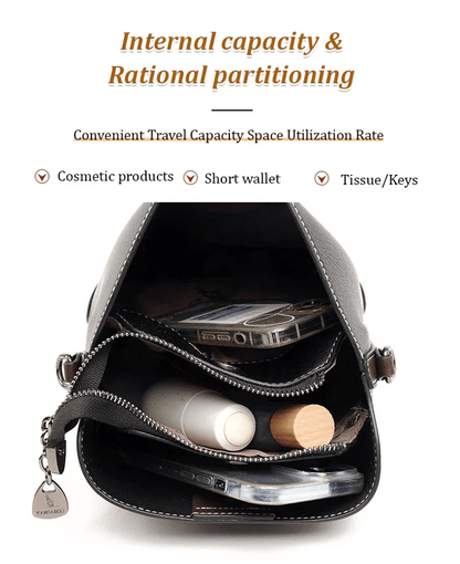 Premium Leather Shoulder Bag Classic Design