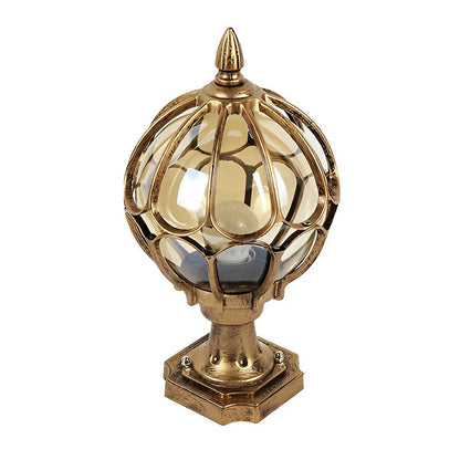 Classic Patio Lamp with Clear Shade