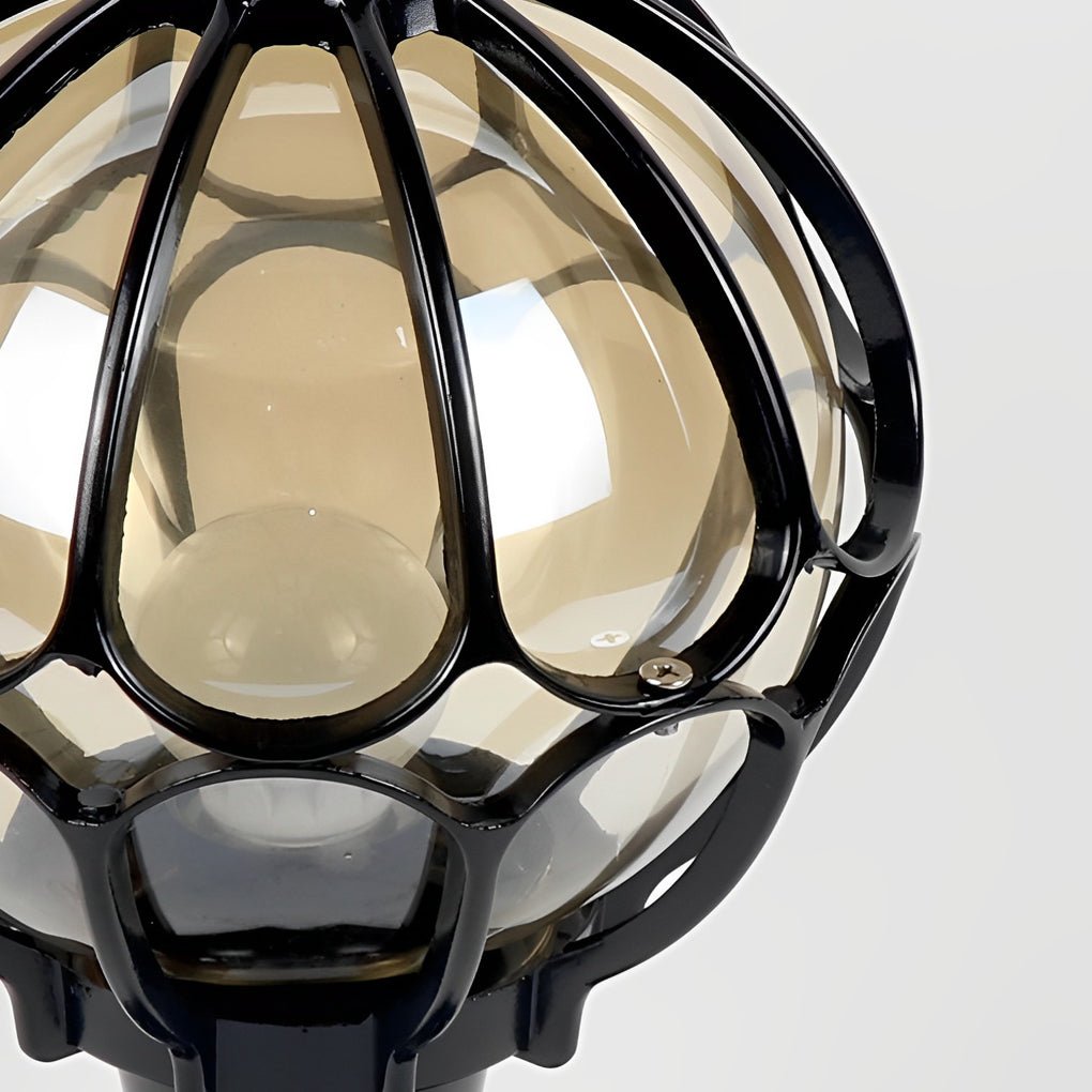 Classic Patio Lamp with Clear Shade