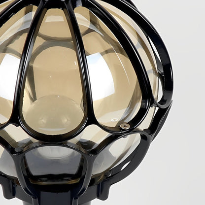 Classic Patio Lamp with Clear Shade