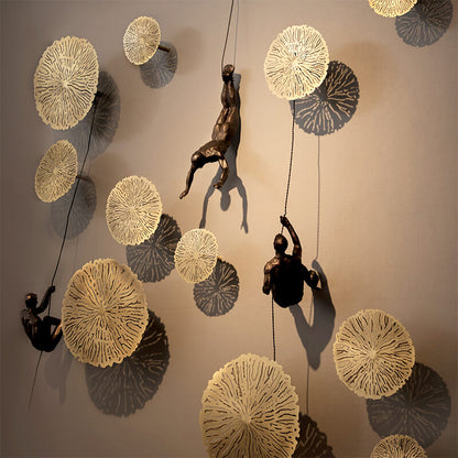 Modern Resin Wall Art Sculpture