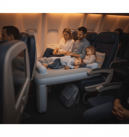 Portable Kids Airplane Bed – Inflatable Travel Mattress