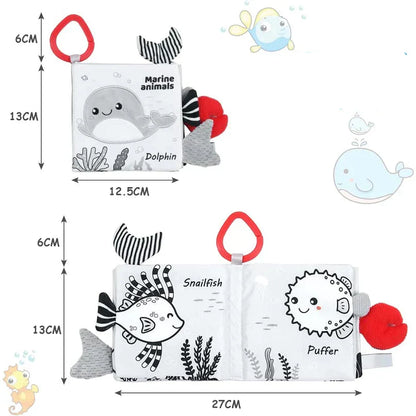 Cuddly Educational Children's Plush Book Toy
