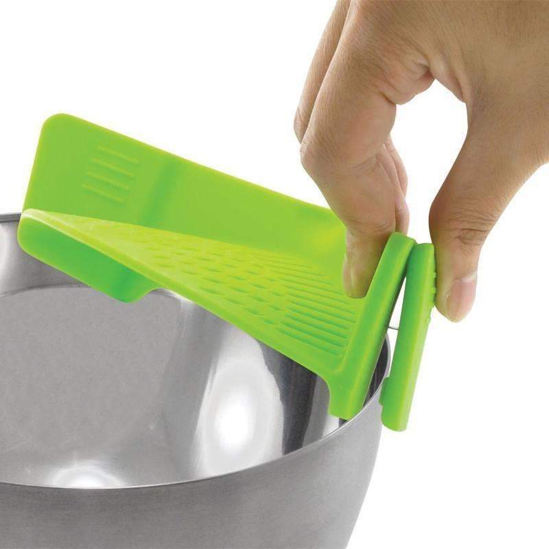Non Slip Soft Grip Pasta Strainer Clamp