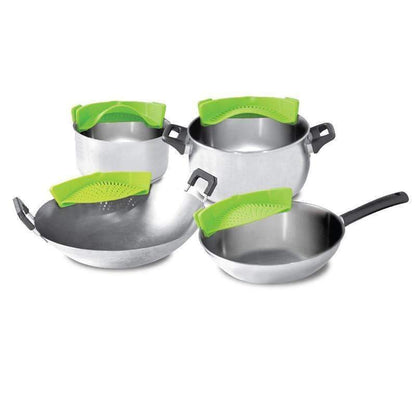 Non Slip Soft Grip Pasta Strainer Clamp