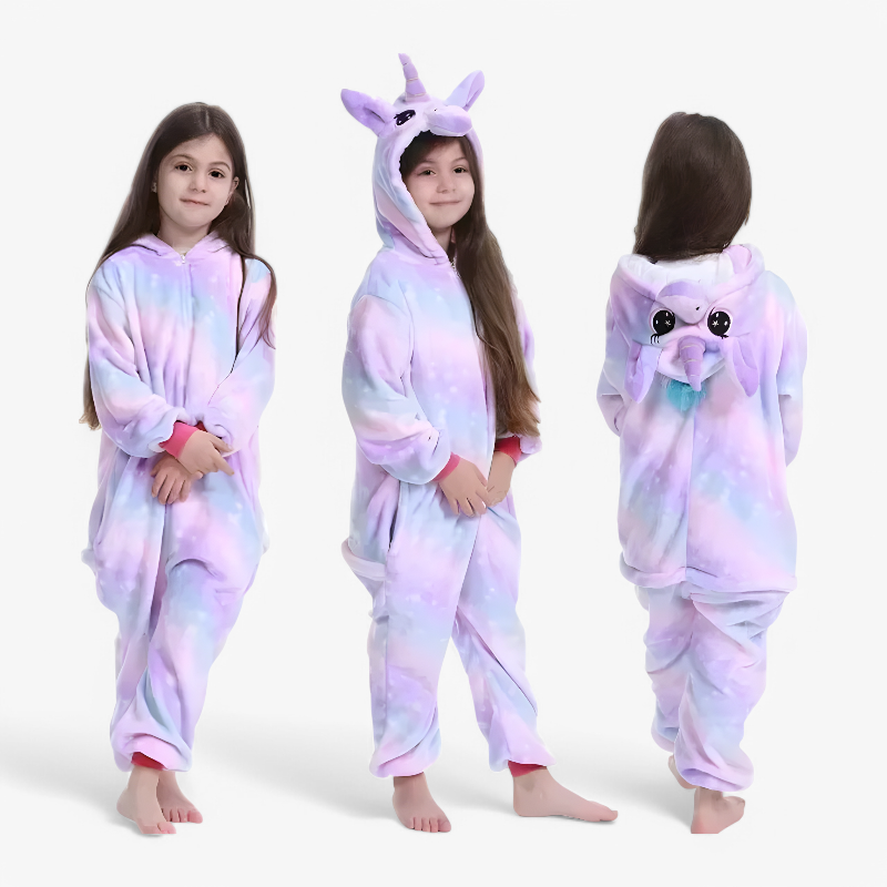Colorful Unicorn Kids Pajama Set