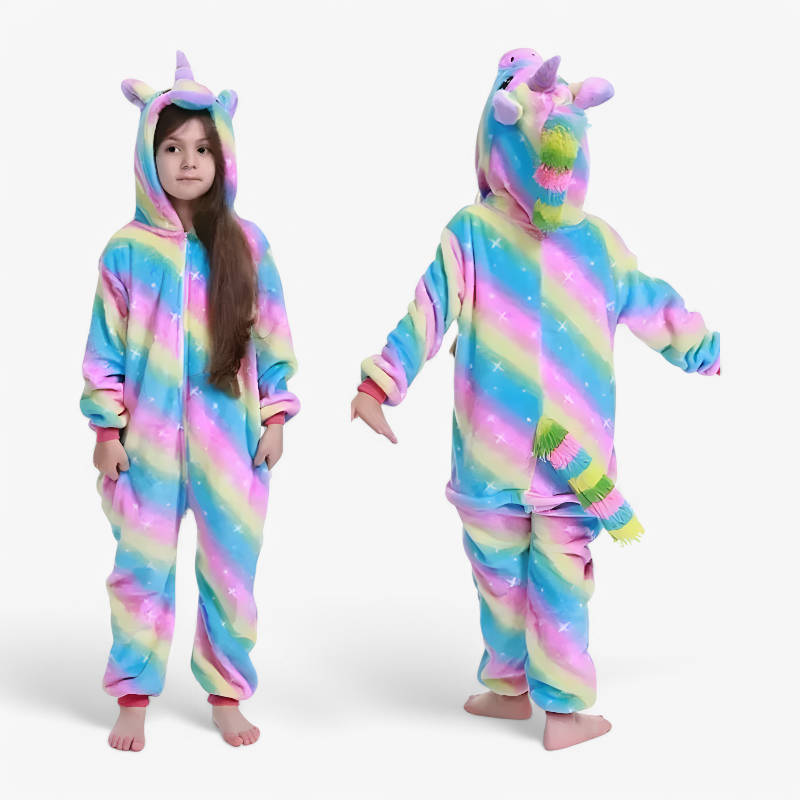 Colorful Unicorn Kids Pajama Set