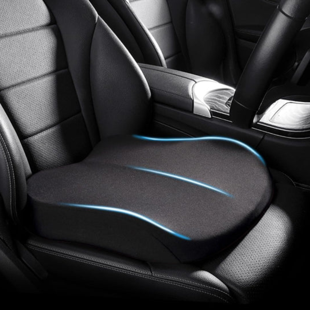Soft Car Seat Foam Back Support Cushion - Luxicro