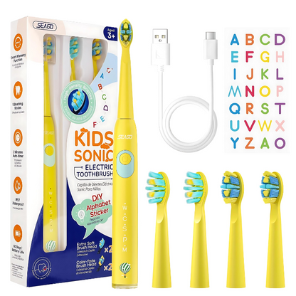 Colorful Childrens Electric Toothbrush with Timer