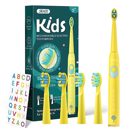 Colorful Childrens Electric Toothbrush with Timer