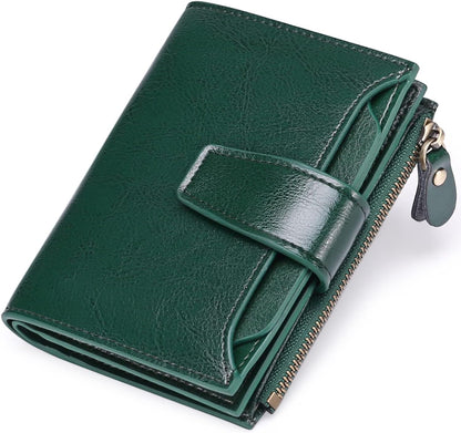 Slim Genuine Leather RFID Wallet for Men