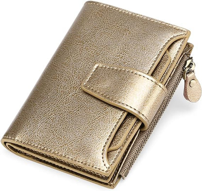 Slim Genuine Leather RFID Wallet for Men