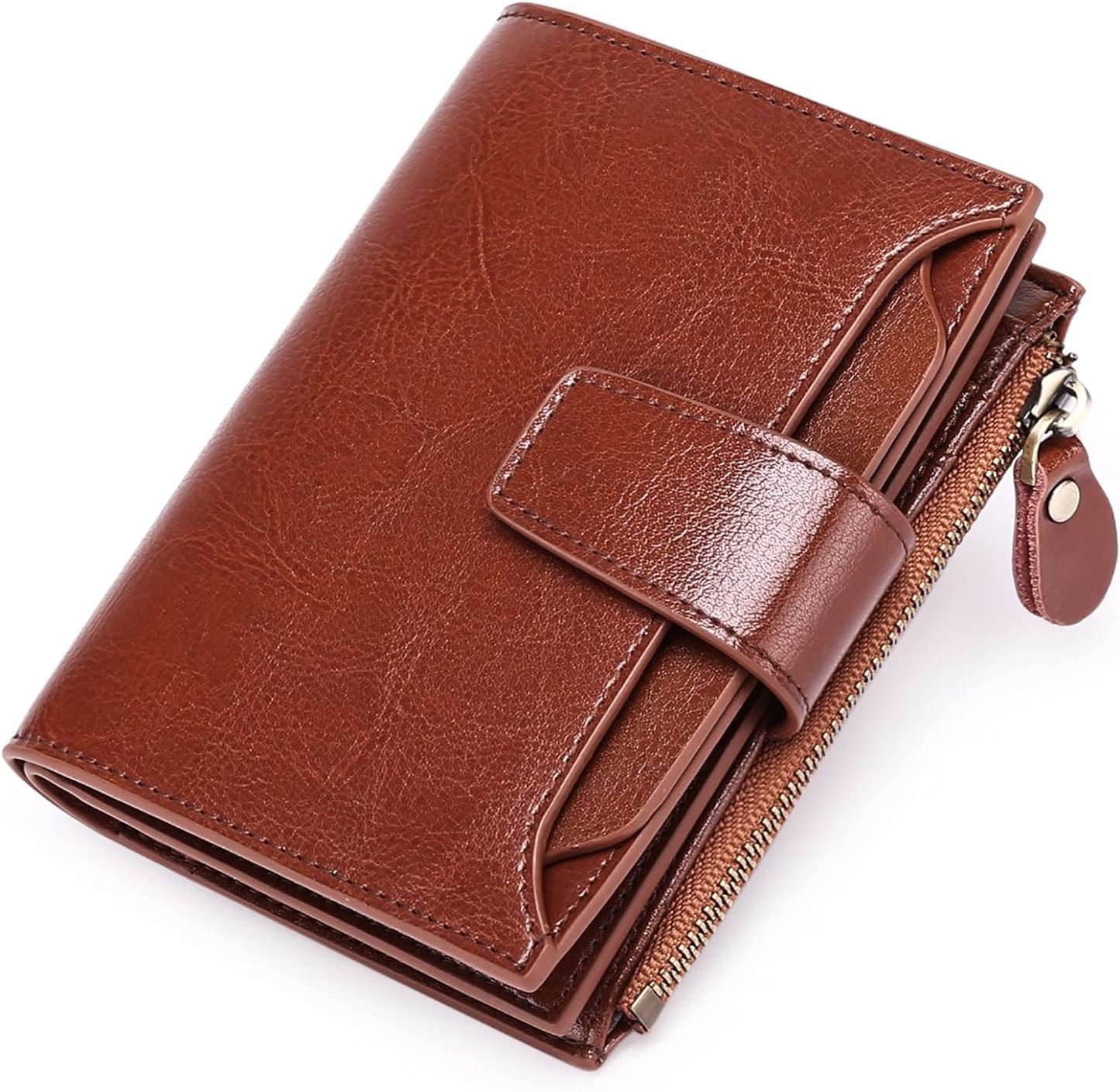 Slim Genuine Leather RFID Wallet for Men - Luxicro