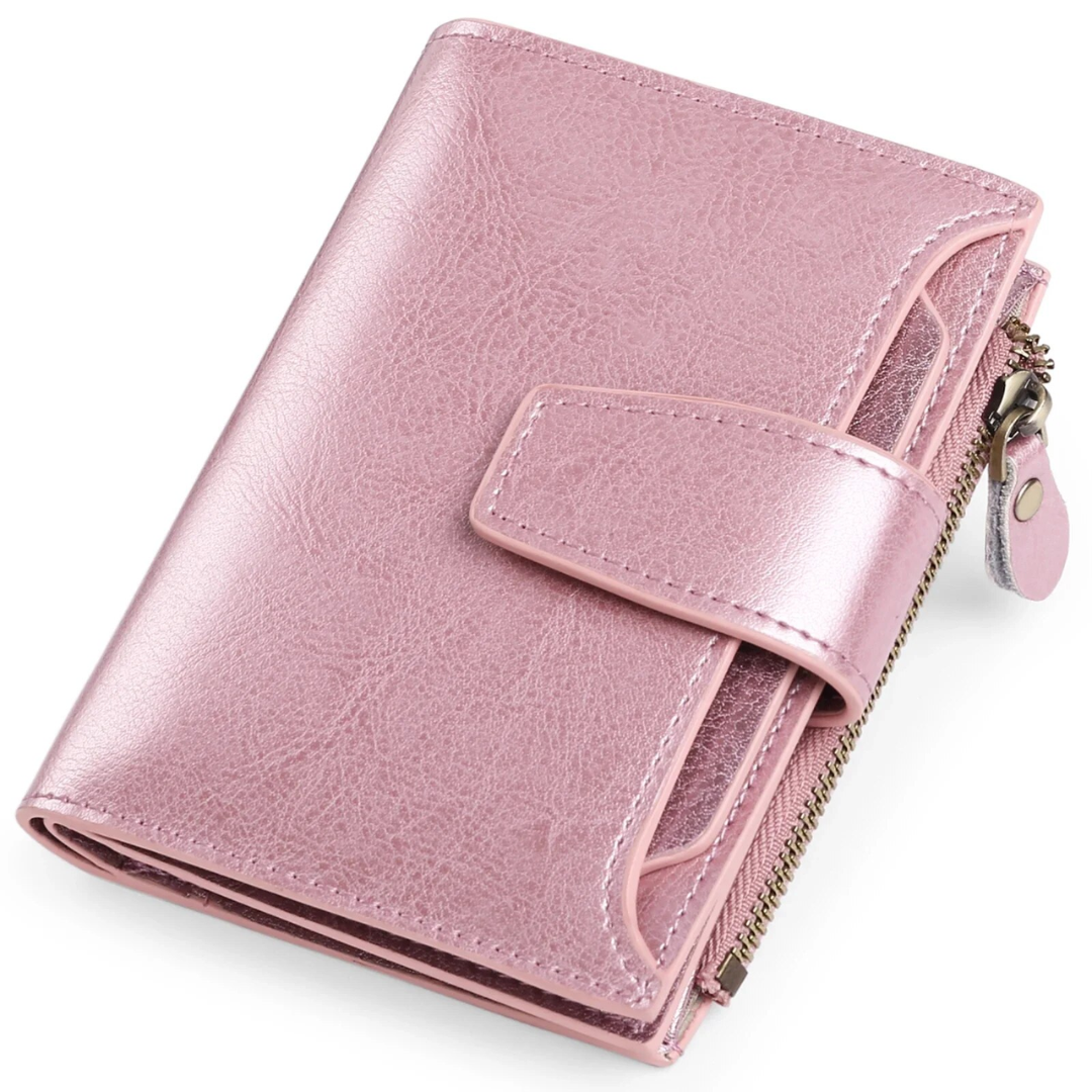 Slim Genuine Leather RFID Wallet for Men