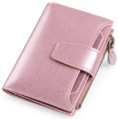 Slim Genuine Leather RFID Wallet for Men
