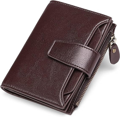 Slim Genuine Leather RFID Wallet for Men
