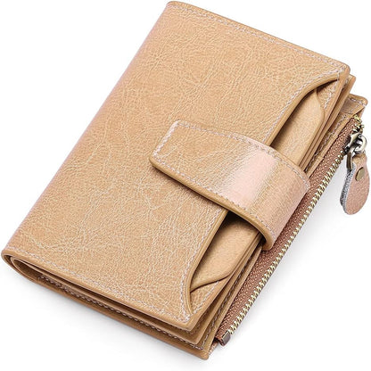 Slim Genuine Leather RFID Wallet for Men
