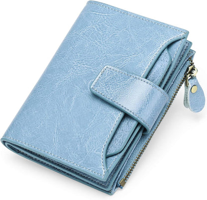 Slim Genuine Leather RFID Wallet for Men