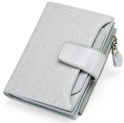 Slim Genuine Leather RFID Wallet for Men