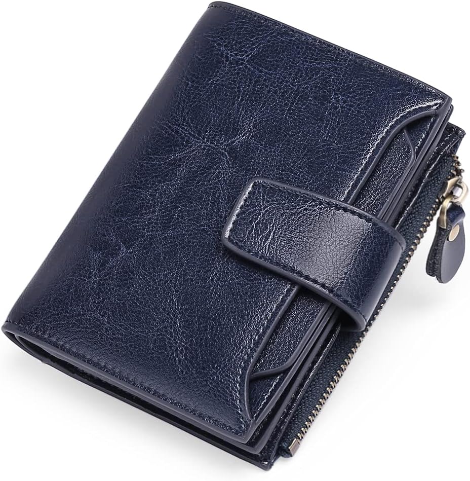 Slim Genuine Leather RFID Wallet for Men