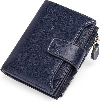 Slim Genuine Leather RFID Wallet for Men