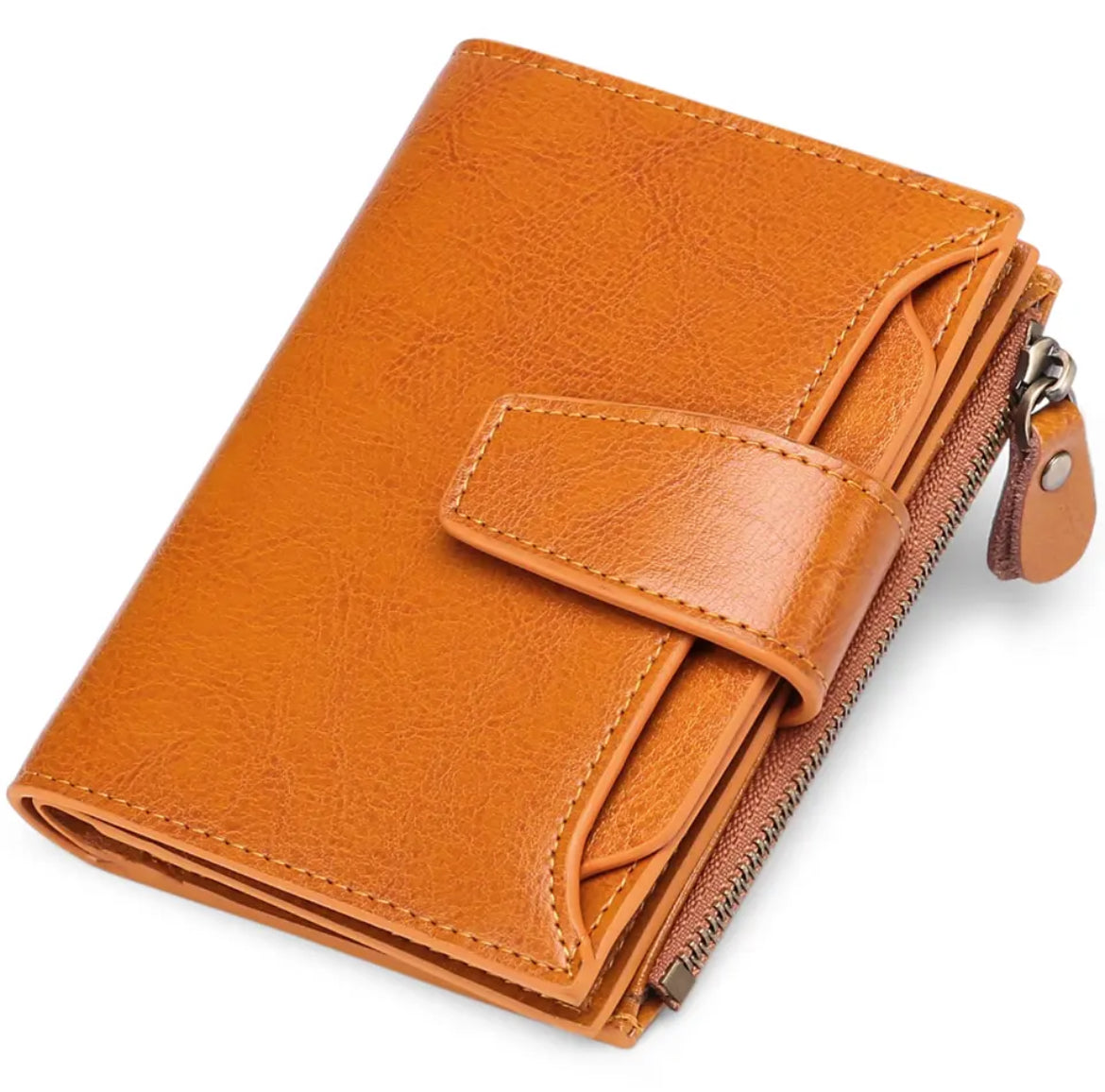 Slim Genuine Leather RFID Wallet for Men