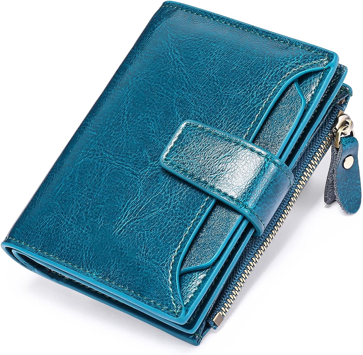 Slim Genuine Leather RFID Wallet for Men