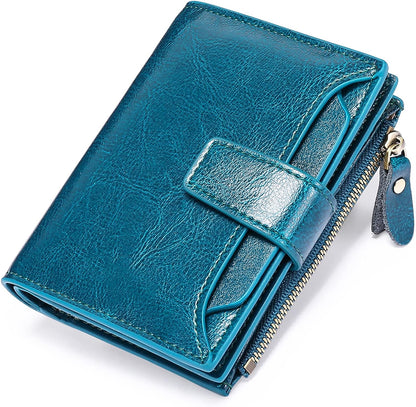 Slim Genuine Leather RFID Wallet for Men