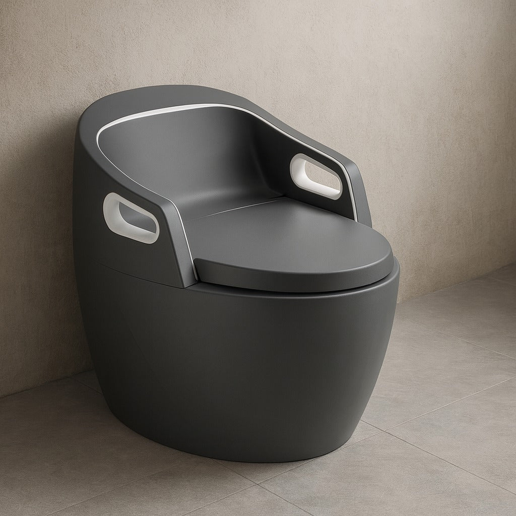 Automatic Easy Clean Floor Mount Toilet - Luxicro