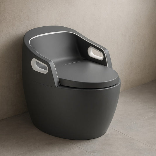 Automatic Easy Clean Floor Mount Toilet - Luxicro