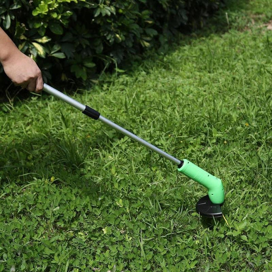 Compact Wireless Lawn Trimmer Battery Powered Garden Edger - Luxicro
