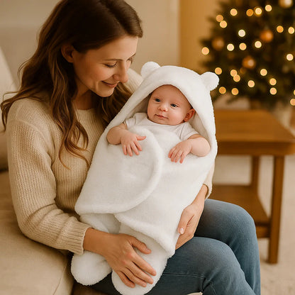 Adorable Bear Baby Blanket and Pajama Set - Luxicro