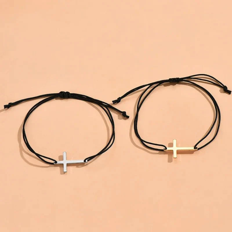Easy Match Cross Chain Bracelets
