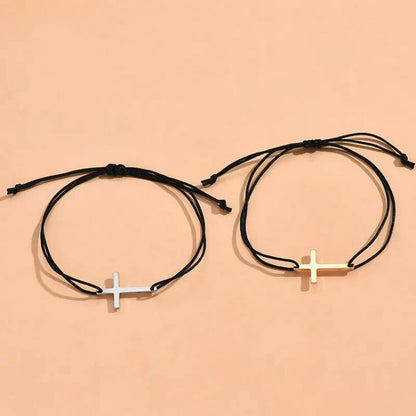 Easy Match Cross Chain Bracelets