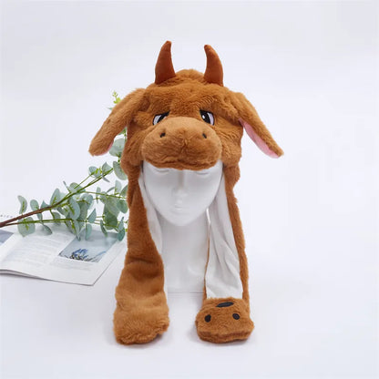 Cute Rabbit Beanie with Ear Flaps