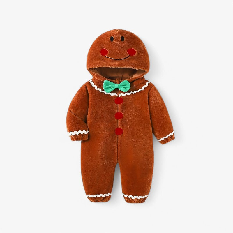 Adorable Kids Christmas onesie Warm Holiday Costume