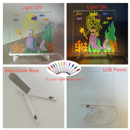 Bright LED Art Drawing Tablet