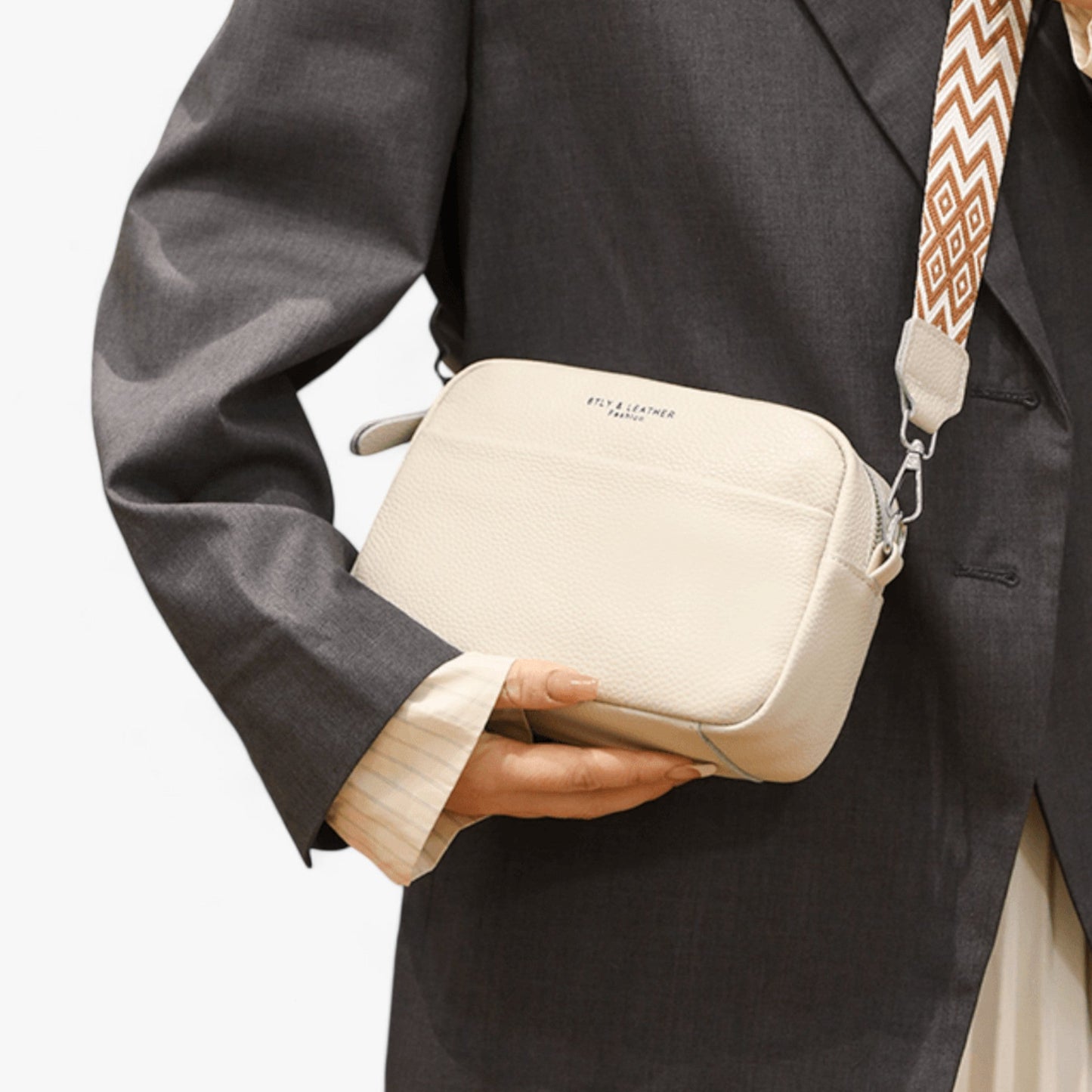 Stylish Genuine Leather Cross Body Bag