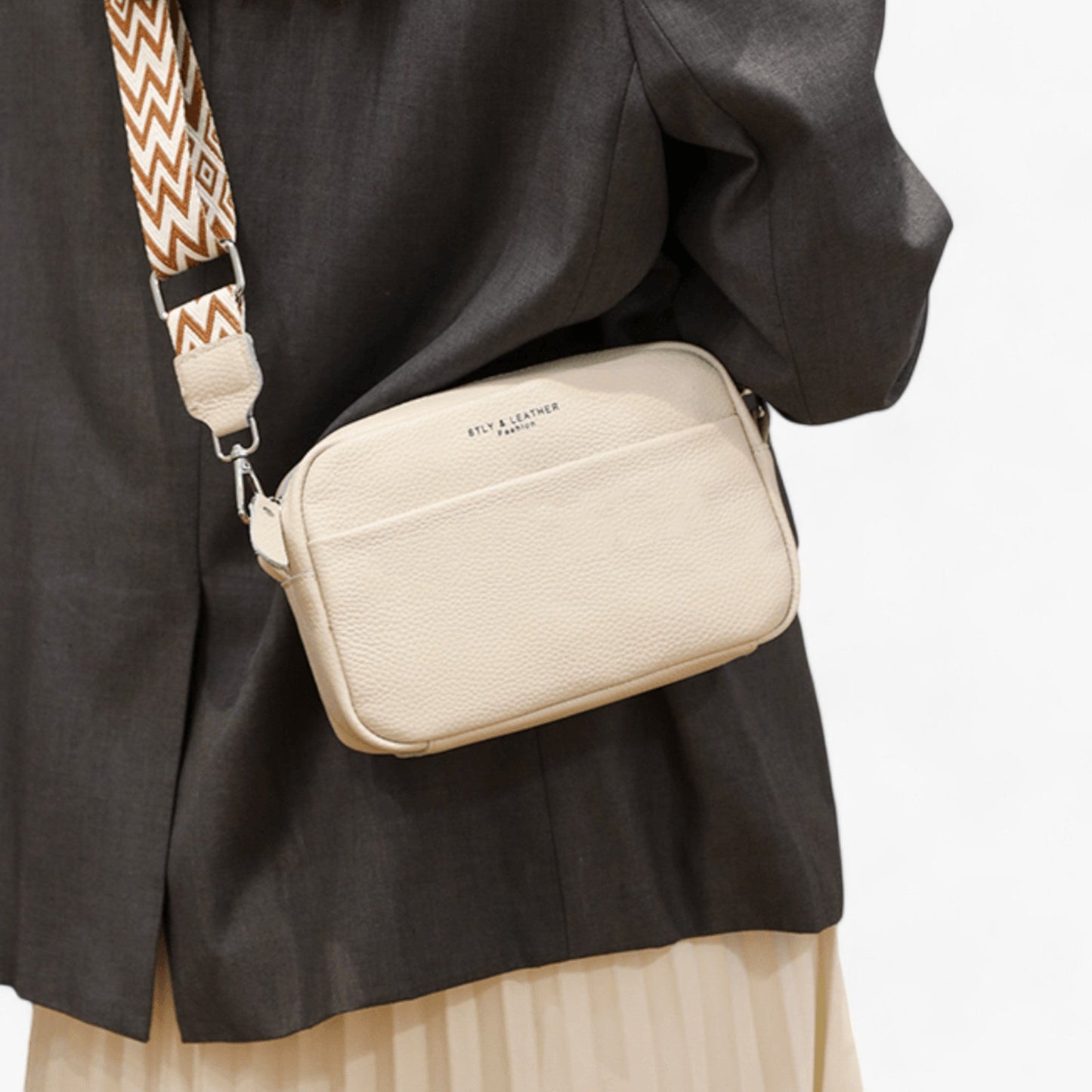 Stylish Genuine Leather Cross Body Bag