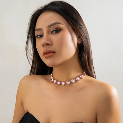 Shining Love Crystal Pendant Necklace