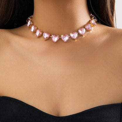 Shining Love Crystal Pendant Necklace