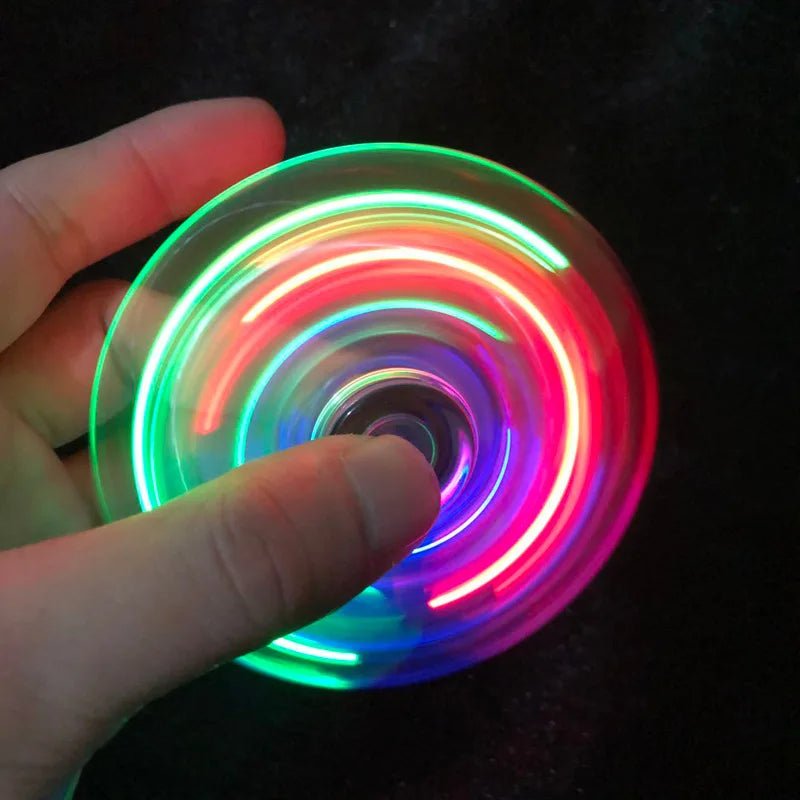 Fun Glow Fidget Spinner Toy